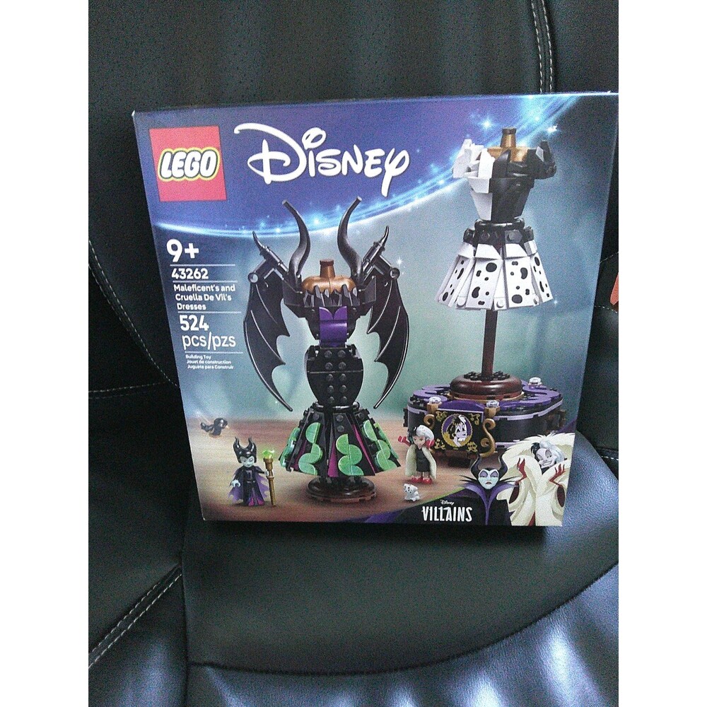LEGO Disney Villains Maleficent & Cruella Dresses 43262 Sealed Set Brand New